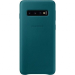 Samsung Galaxy S10 Leather Cover Green