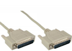 Intos InLine DB25 uros - DB25 uros -kaabel, harmaa, 2m (11112M)