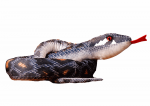 LEAN Toys Plush Gray Snake Mascot 210 cm