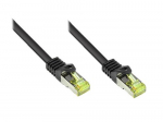 Alcasa 0,5 meetrine Cat7 S/FTP vrgukaabel Must S/FTP (S-STP)