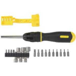 Stanley Bit Screwdriver Set 20 Bits Bit Set (Black/Yellow)