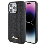 GUESS GUHCP15XPMSDGSK iPhone 15 Pro Max 6.7" tarny/must karekoor Disco Metal Script