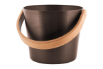 RENTO ALUMINIUM BUCKET BROWN/BLACK