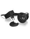 ICY BOX In-Desk USB Charger with Power Delivery AND amp; Quick Charge