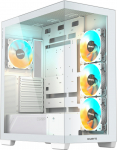GIGABYTE Panoraamne Stealth Ice GB-C500PI ST ATX kesktornikarp, valge (GB-C500PI ST)