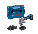 Bosch Powertools Akku-Blechschere GSC 18V-16 E Professional, 18Volt (blau/schwarz, 2x Akku ProCORE18V 4,0Ah, in L-BOXX)