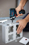 BOSCH GDR 12V-105 Professional 2600 p/min Must, Sinine, Punane