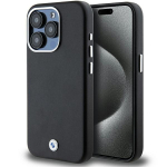 BMW BMHMP15L23PUFWK iPhone 15 Pro 6.1" tarny/must allkirja allkirja mbritsetud metallist MagSafe
