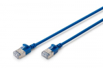Digitus Patchkabel CAT 6A F/FTP Slim 1,00m sinine