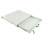 Lanview 1U 19"" KEYBOARD, GENERAL USE, LOCKABLE DRAWER MODULE