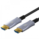 Goobay 65558 HDMI kaabel 10 m HDMI tp A (Standard) Must, Hall
