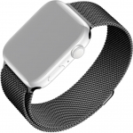 FIXED lykellon mesh-ranneke, Apple Watch 42 / 44 / 45 / 49 mm, musta (FIXMEST-434-BK)