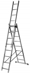 BESK Stairs aluminum 3x 9 steps
