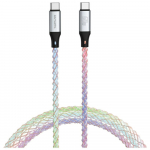 4smarts USB-C kaabel 60W, 1.5m, RGB