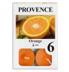 PROVENCE Tealights Orange 6pcs
