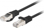 LANBERG Patchkaart CAT.6 FTP 0.25M 10-pak mustad