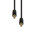 ProXtend 3-piniline huke kaabel M-M Must 1,5M