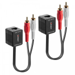 Lindy Stereo Audio Tiendaja Cat.5/6 500m 2x RCA