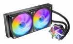 AZZA Vesijahuti PC CPU HEX 240 ARGB 12cm Must