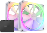 NZXT F140 RGB PWM kahekordne pakend ventilaator, 140 mm, valge, kahekordne pakend (RF-R14DF-W1)