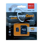 IMRO Mlukaart microSDXC 64GB + adp 10C UHS-3