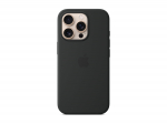 APPLE iPhone 16 Pro silikoontomukas MagSafe'iga, must