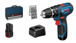 BOSCH GSB 12V-15 1300 p/min Must, Sinine