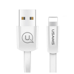 USAMS U2 Lightning 1,2m lame kaabel valge/valge SJ199IP02 iPhone 5/6/7/8/X (US-SJ199)