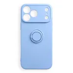 IPhone 17 Pro Max / 18 Pro Max lemine kott / case, silikoon, heleltikas sinine