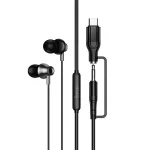 Juhtmikuga krvaklapid mikrofoniga Jack 3,5 mm/ USB C Hoco M119A must