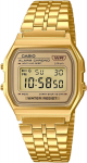 CASIO A158WETG-9AEF Vintage kell / Kuldne