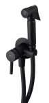 Concealed bidet mixer RUBINETA ULTRA, black