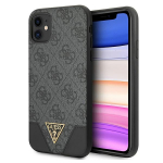 GUESS GUHCN61PU4GHBK iPhone 11 6,1" / Xr szary/halli kvakaaneline 4G Triangle Collection