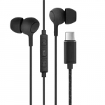 Insmat 560-2022 Wired In-ear Headphones/Headset Black USB Type-C for Calls and Music