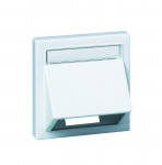 Schneider Angled data cap for wall mounting, white