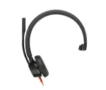 Plantronics/Poly HP Poly Blackwire 3315 monauraalne Microsoft Teamsi sertifitseeritud USB-C helisallutatav krvakustik + 3,5 mm pistik + USB-C/A adapter