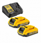 DeWALT 2x2.0Ah 18V + charger