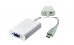 MicroConnect Adapter HDMI - VGA M/F, White Support Audio, 1920*1080p@60Hz
