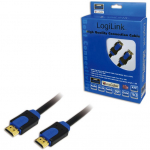 Logilink HDMI-kaabel Ethernet A - A St/St 5.00m kuldne