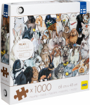 Peliko Nina Moon Rabbits puzzle, 1000 tkki (40870607)