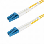 StarTech.com 10 meetri pikkune (32,8 jalga) LC-LC (UPC) OS2 hekordselt modifitseeritud kiuoptiline kaabel, 9/125m, 100G, paindemiskindla, madala sisestuskadudega LSZH kiuhenduskaabel