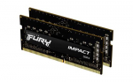 Kingston Technology FURY 16 GB 3200MT/s DDR4 CL20 SODIMM (2 tk komplekt) Impact