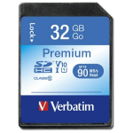 Verbatim Premium U1 SDHC 32GB V10 kaart must/must 43963