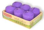 PROVENCE Candles Violet 3.8x5.5cm 6pcs