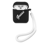 GUESS GUACA2LSVSBW AirPods 1/2 kate czarno biay/mustvalge Silikoon Vintage