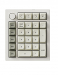 Keychron Q0 MAX numbrimelist klaviatuur, valge/hall (Q0M-P1)