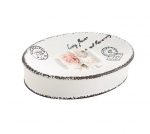Gedy Soap Holder CLOTHILDE White