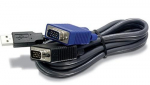 TRENDNET 2,8 meetri pikkune USB/VGA KVM kaabel, must