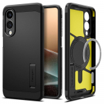Spigen Tugev Magsafe Galaxy S25 Edge mustNote: The translation provided is a direct translation of the text, but it might not be the most natural or common way to express the idea in Estonian. A more natural translation could be "Tugev Magsafe Galaxy ...