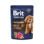 Brit Premium By Nature koera toit: luha ja porgussid kastmes 85 g